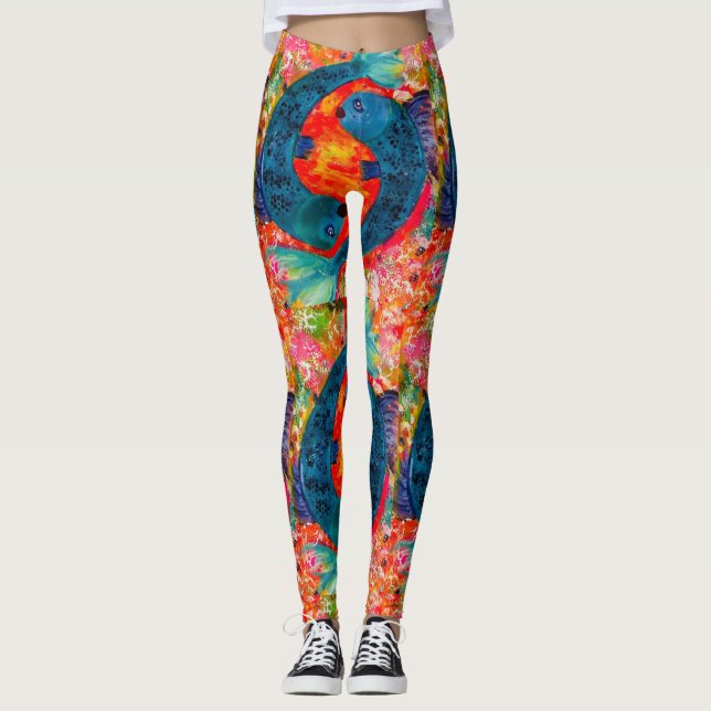 Pisces Zodiac Leggings (Anverso)
