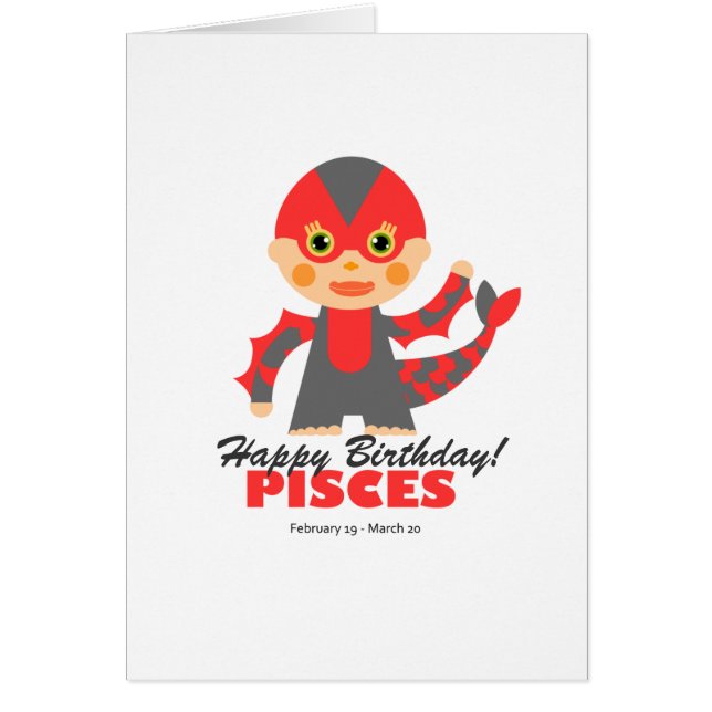 Pisces Zodiac para los niños (Frente)