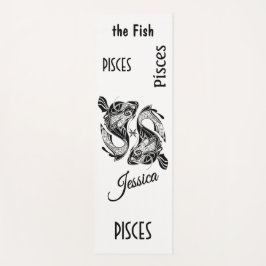 Pisces Zodiac Yoga Mat