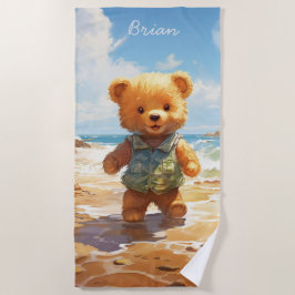 Piscina de diseño de ositos de peluche y toallas d