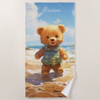 Piscina de diseño de ositos de peluche y toallas d