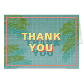 Piscina de palma Tarjeta de agradecimiento