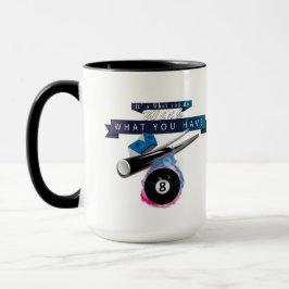 Piscina deportiva y taza de café con meme, cotejo