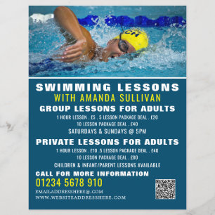 Piscina Pro, Volante Publicitario de Lección de Na