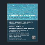Piscina, Publicidad de clases de natación<br><div class="desc">Piscina,  Avisos De Publicidad De Lección De Natación Por La Tienda De Tarjetas De Negocios.</div>