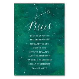 Pisos de la tarjeta de asiento del Boda de la gala