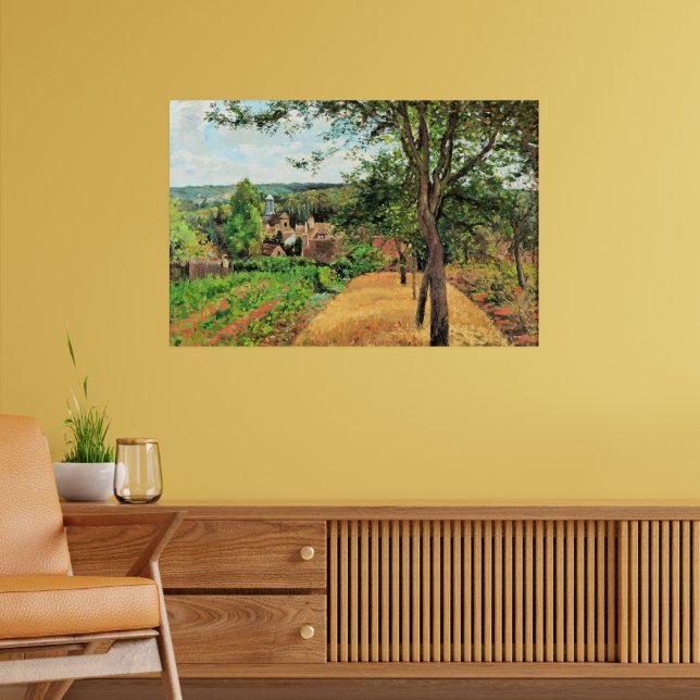 Pissarro - huertos de Louveciennes, arte fino, (Salón 2)