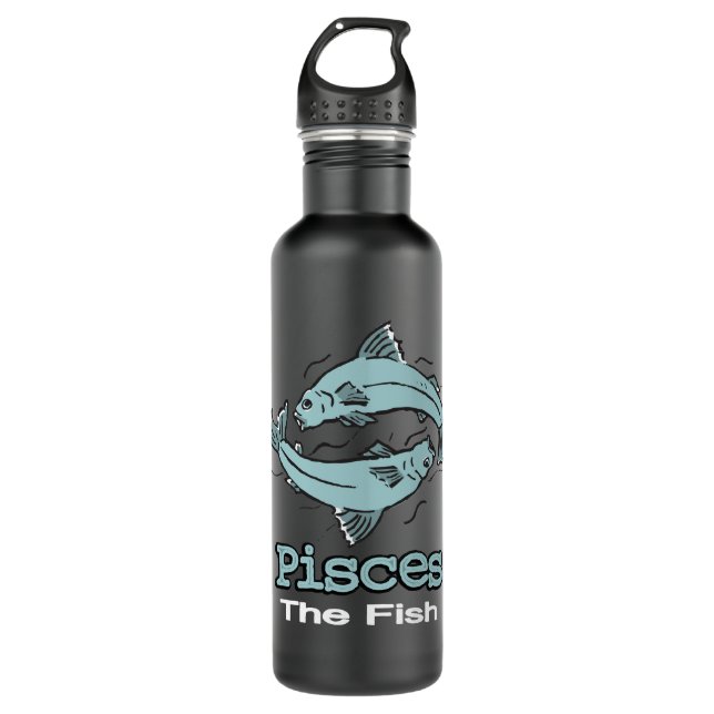 Pisses La botella de bebidas azules de pescado (Anverso)