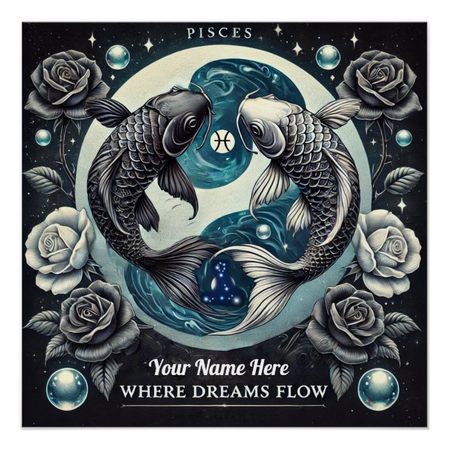 Pisses "Where Dreams Flow" Poster brillante (Anverso)