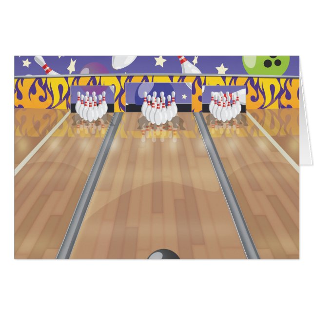 Pista de Bolos de Diez Pin (Anverso (Horizontal))