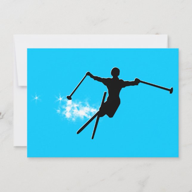 pista de esquí: polvo (Anverso)