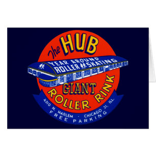 Pista del rodillo de Chicago del vintage