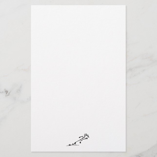 Pista Sprinter Stickman y papel de campo (Anverso)