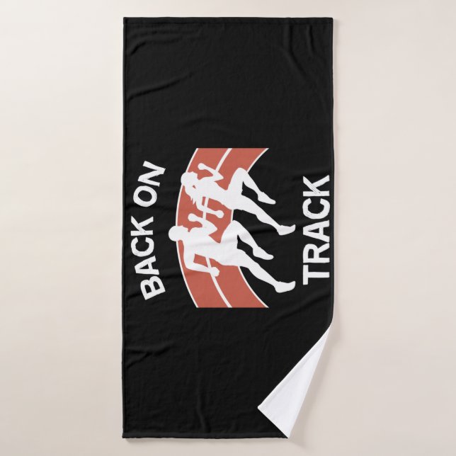 Pistas atléticas | Atletas de pista | Corredores (Toalla de baño)