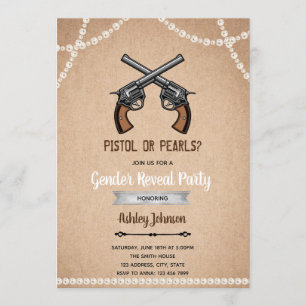Pistol o género perla revelan invitación