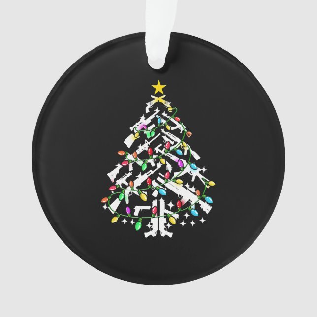 Pistolas Ornamento de Árbol de Navidad (Anverso)