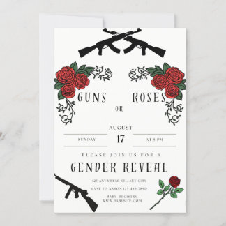 Pistolas y Rosas, Invitación de Revelación de Géne