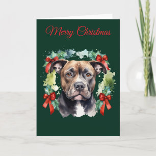 Pitbull de Navidad