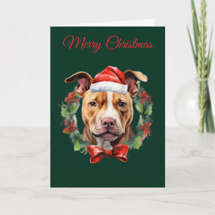 Pitbull de Navidad