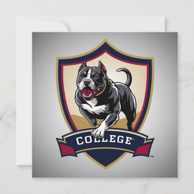 Pitbull en la universidad: Logo (Anverso)