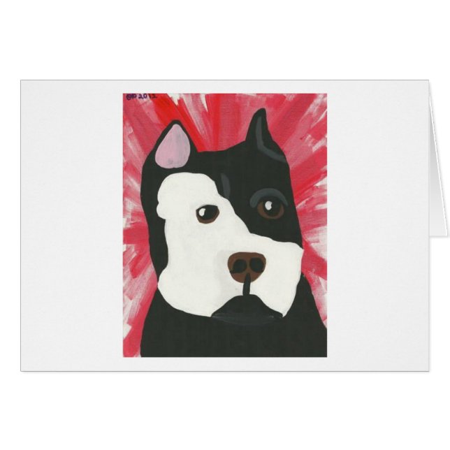 Pitbull rojo (Anverso (Horizontal))