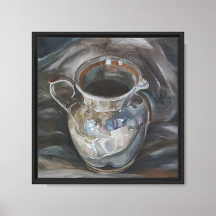 Pitcher Jug Lienzo de pintura de la vida