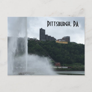 Pittsburgh, postal de la fuente de la PA