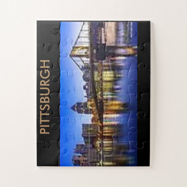 PITTSBURGH SKYLINE PUZZLE (Vertical)