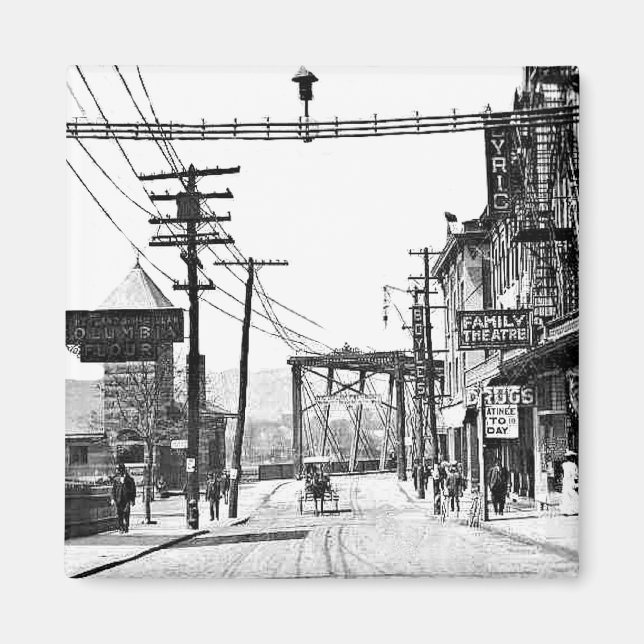 Pittston Pa. Imán (Frente)