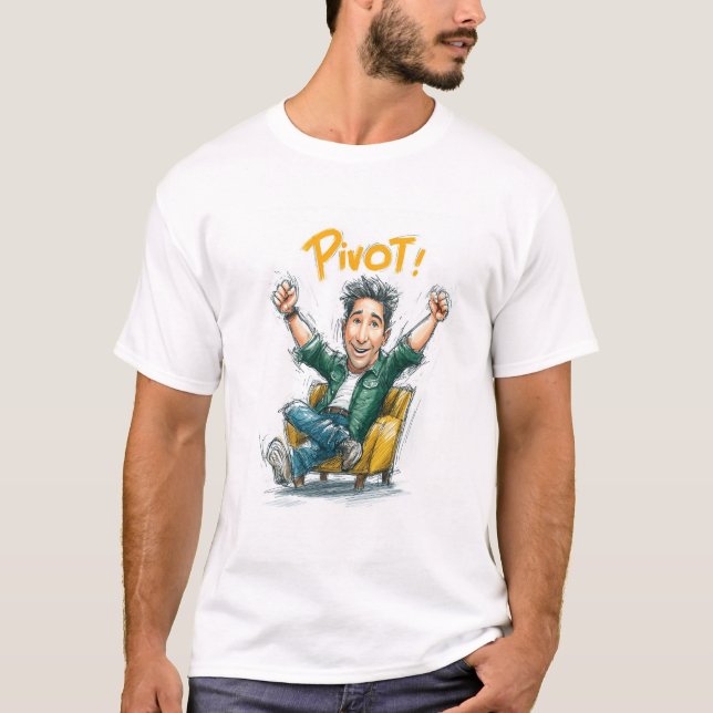 Pivot Ross Tshirt para tus amigos Camiseta de rega (Anverso)