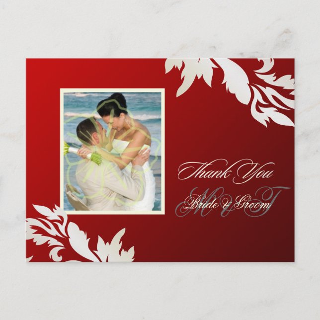 PixDezine Pearl Damask Gracias a las postales (Anverso)