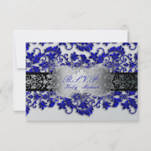PixDezine rsvp tanza damasco/azul real