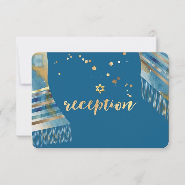 PixDezines acuarela/talit/elegante/recepción (Anverso)