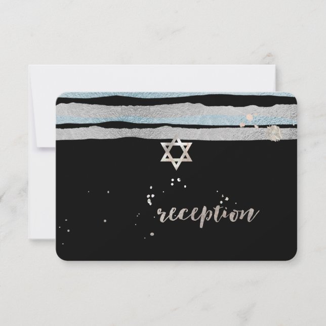 PixDezines azul falso / plata / rayas / recepción (Anverso)