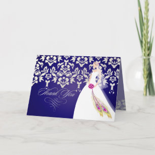 PixDezines Bride2B Tarjetas de agradecimiento