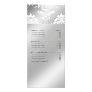 PixDezines Damask Blanco, Menú Spa