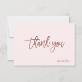 PixDezines DIY Color/Monograma Tarjeta de agradeci