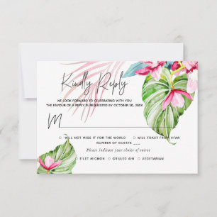 PixDezines Isla Orquídea RSVP w Comida Rosa