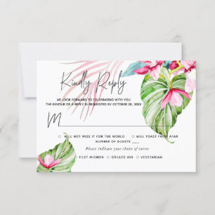 PixDezines Isla Orquídea RSVP w Comida Rosa