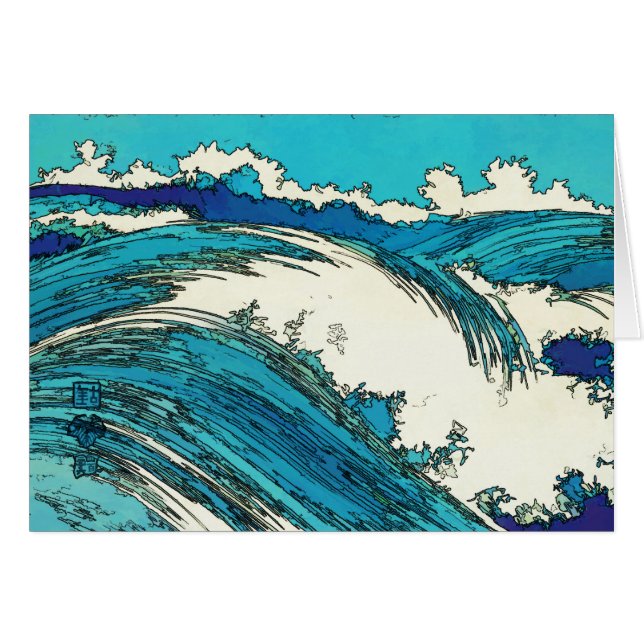 PixDezines konen uehara olas del océano, 上原 (Anverso (Horizontal))