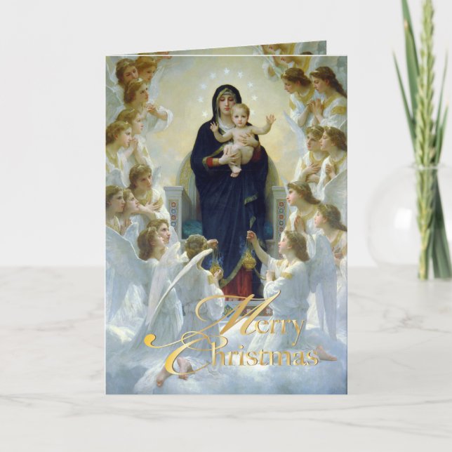 PixDezines Madonna+Ángeles, tarjetas de felicitaci (Anverso)