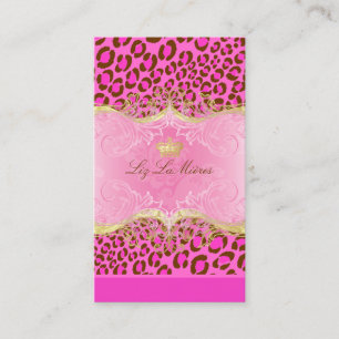 PixDezines manchas de leopardo / tarjetas de prese