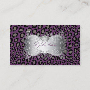PixDezines manchas de leopardo / tarjetas de prese