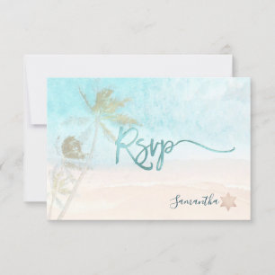PixDezines Mitzvah RSVP Breezy Beach Palmeras