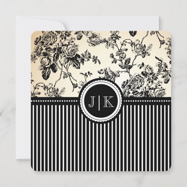 PixDezines negro/toile/rosas (Anverso)