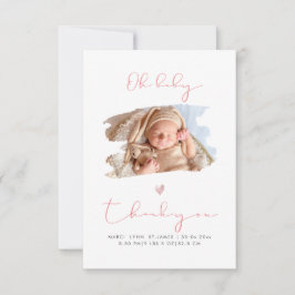 PixDezines Oh Baby Shower Agradecimiento + Anuncio