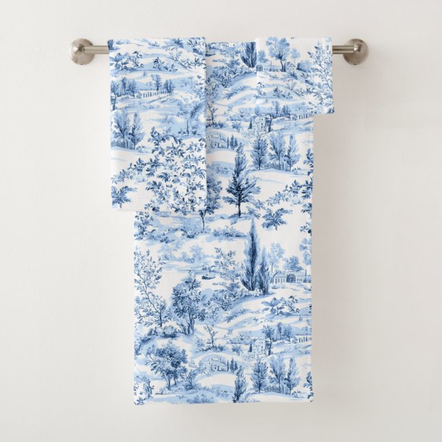 PixDezines Paisaje Chinoiserie, Azul (In situ)