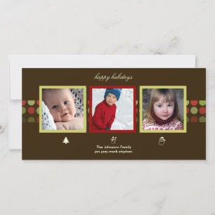 PixDezines retro puntos, tarjetas fotográficas