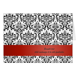 PixDezines Rossi Damask, color de fondo rojo/DIY