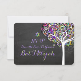 PixDezines rsvp árbol de la vida Bat Mitzvah